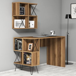 Hanah Home Extra 2 - Walnut Nogal y Negro